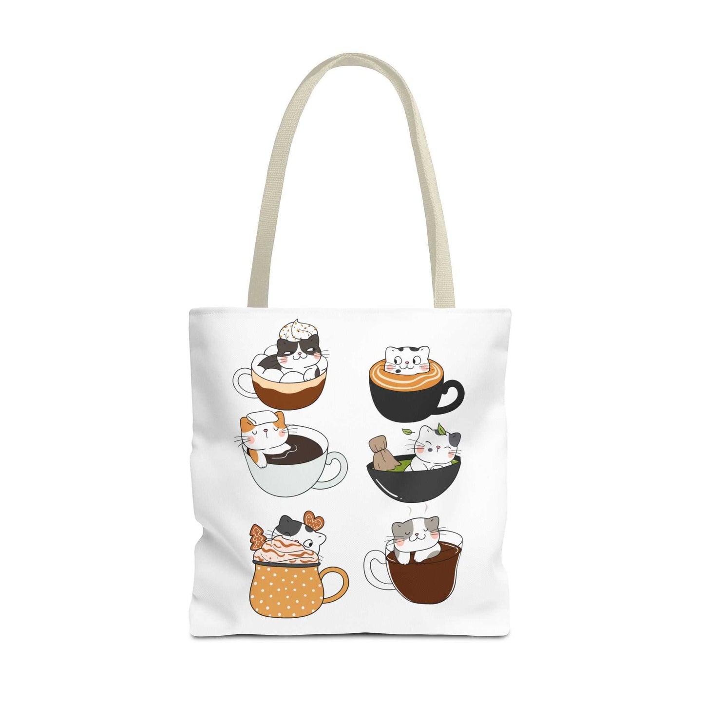 Coffee Cats|Tote Bag (AOP)