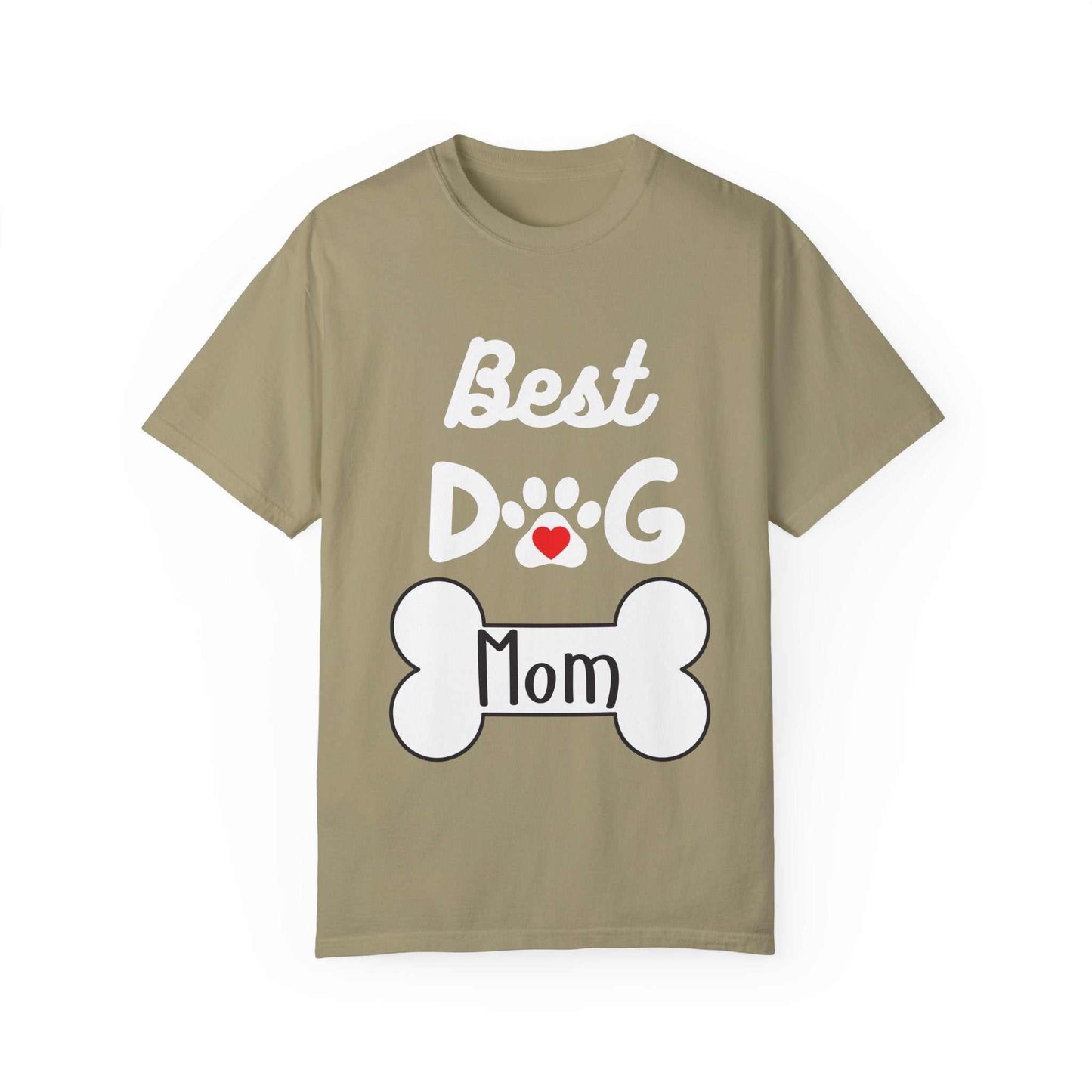 Dog Mom Unisex Garment-Dyed T-shirt|