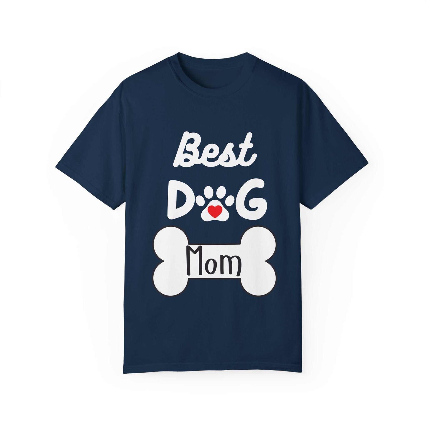 Dog Mom Unisex Garment-Dyed T-shirt|