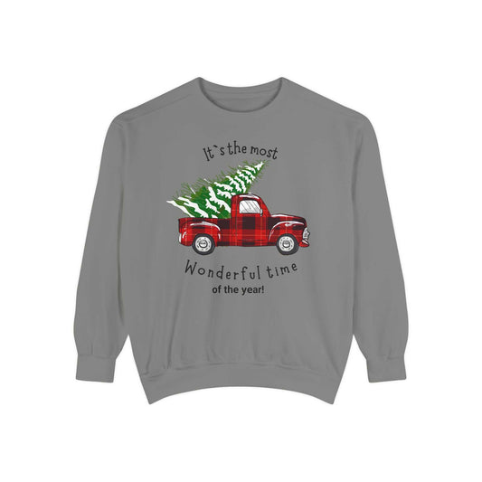 Holiday Cheer Unisex Sweatshirt - Most Wonderful Time Design