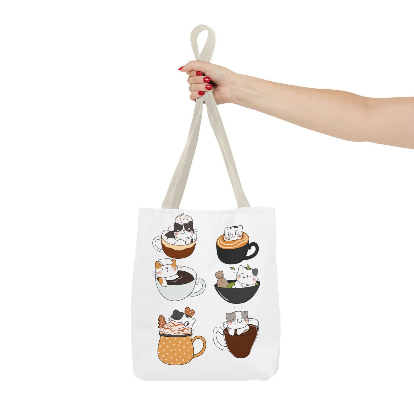 Coffee Cats|Tote Bag (AOP)