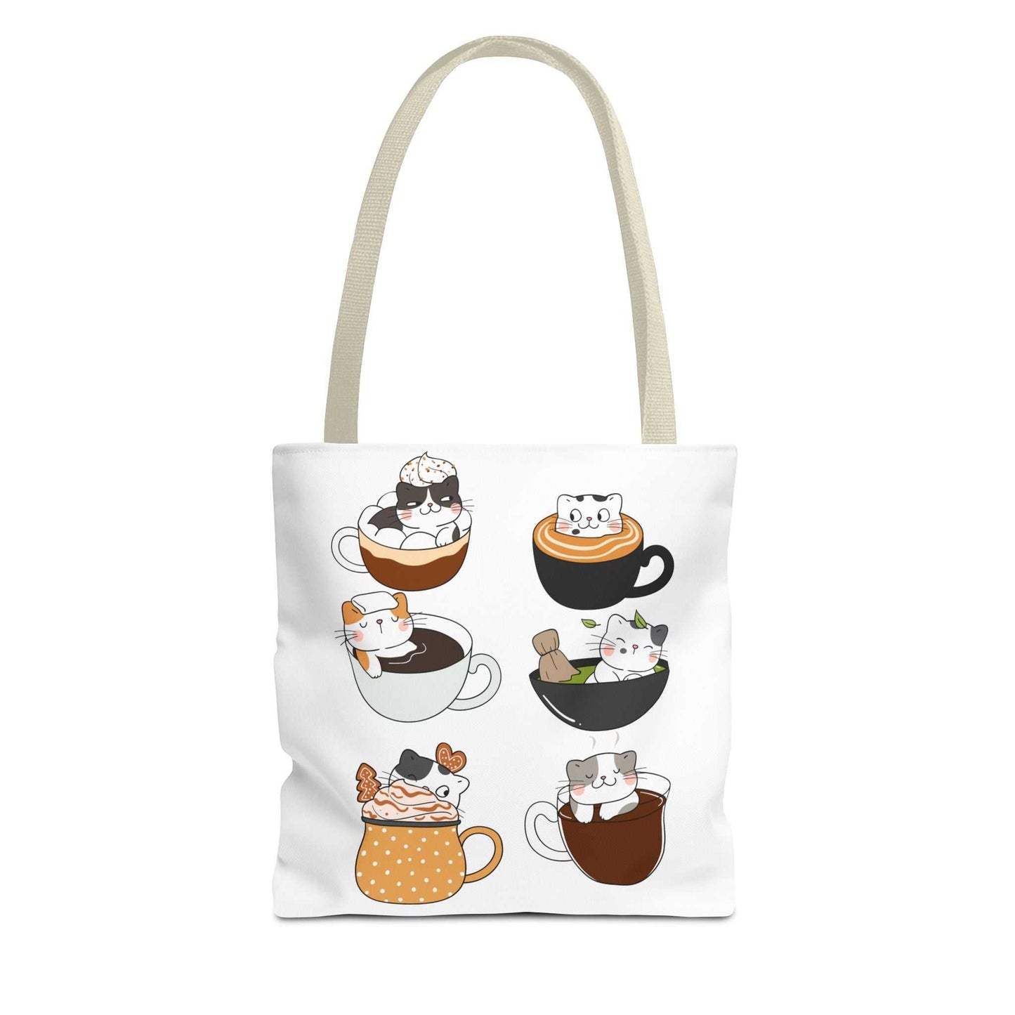 Coffee Cats|Tote Bag (AOP)