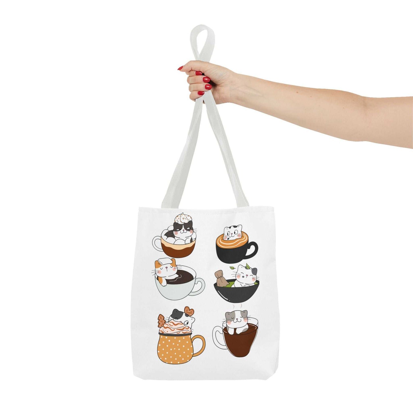 Coffee Cats|Tote Bag (AOP)