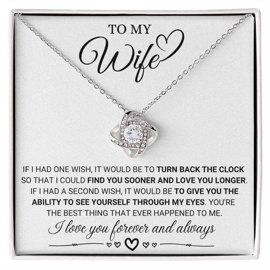 To My Wife Love Knot|